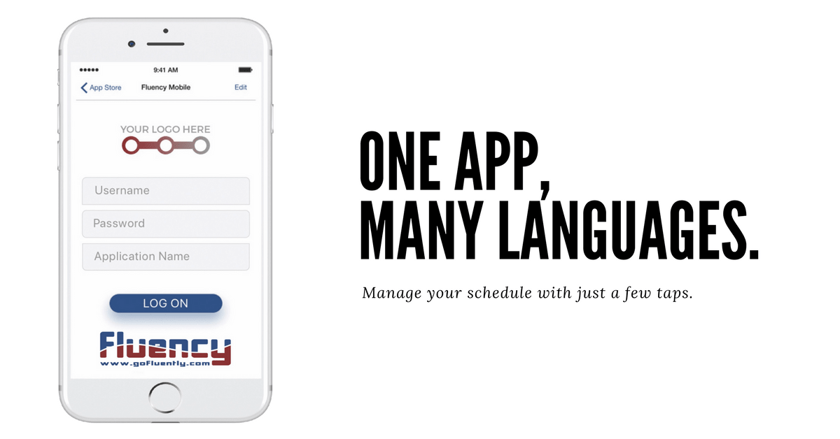 Fluency Mobile App Login